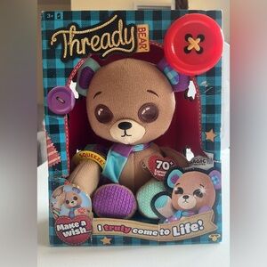 Thready Bear: Interactive Fabric Teddy, Encourages Creative Thinking